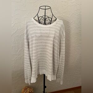 Frank & Eileen White Tee Lab Striped Shirt